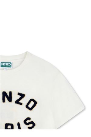 tshirt in cotone bianco KENZO KIDS | K61508117